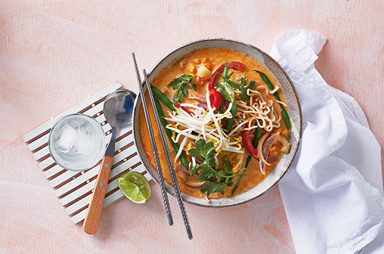 Quick Veggie Laksa