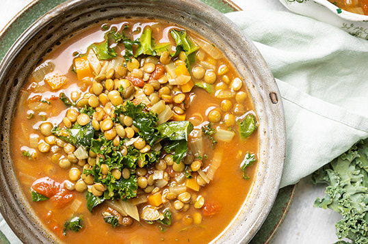 Lentil & kale stew | CSIRO Total Wellbeing Diet