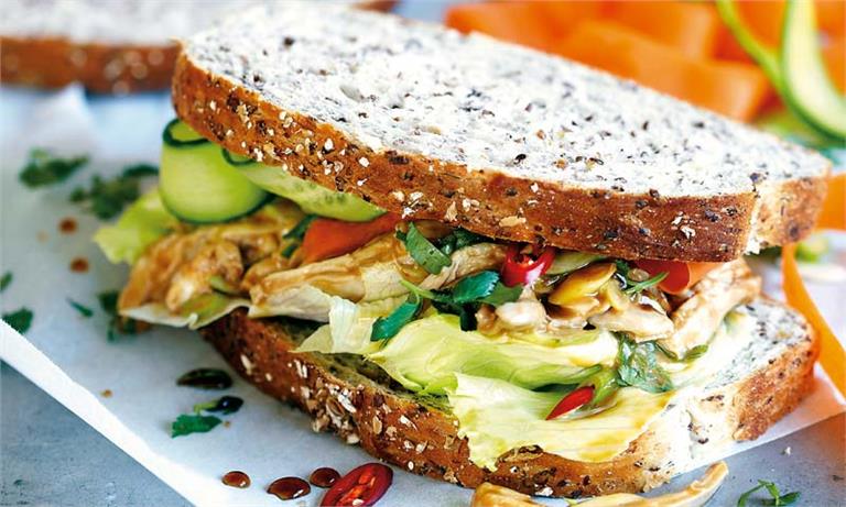 Healthier Vietnamese Chicken Sandwich