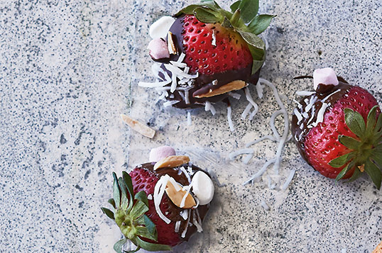 Rocky road strawberries | CSIRO Total Wellbeing Diet